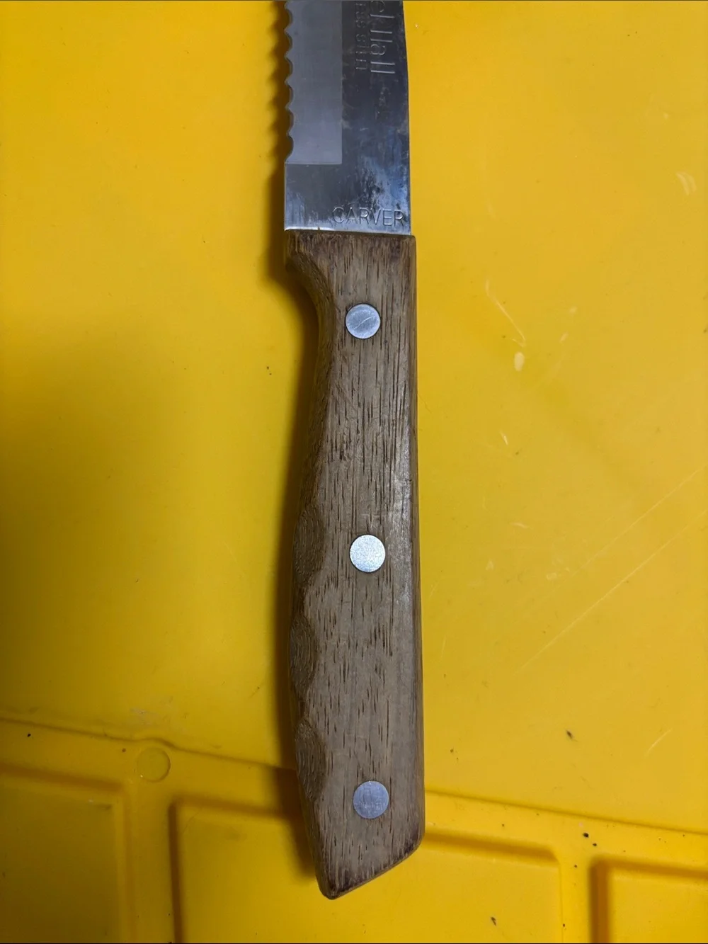 Carvel Hall Carver Serrated Knife Japan 13” SS
